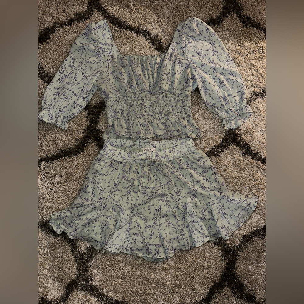 She & Sky Two Piece Matching Set, size Large top and bottom.